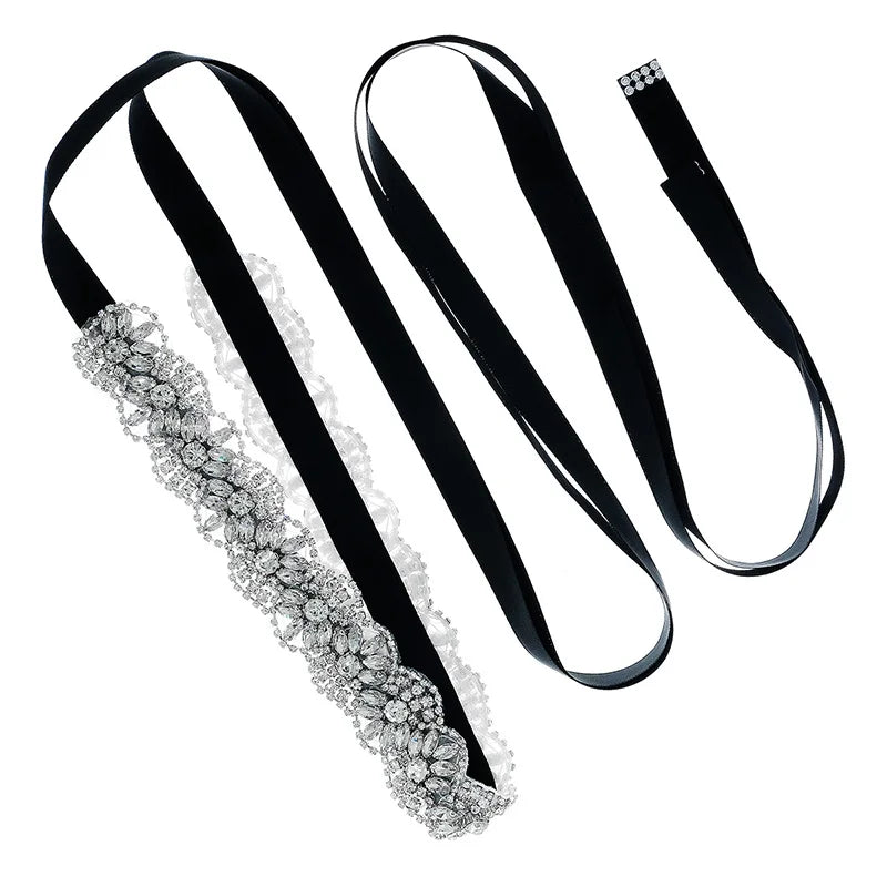 Crystal Wedding Belts Rhinestone Bridal Belt for Wedding Dress Fashion Party Prom Dress Belt Strass Bride Sash Bridesmaid Gift