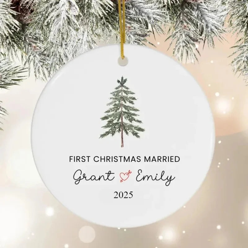 Personalized First Christmas Ornament