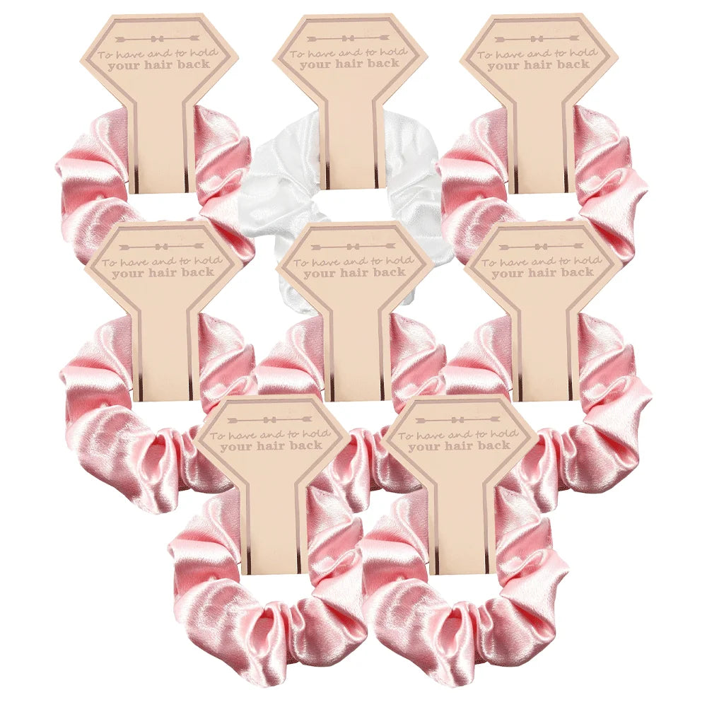 Bachelorette Party Favors Heart Sunglasses Satin Hair Scrunchies Bridesmaid Proposal Box Fillers Bridal Shower Gifts Photo Props