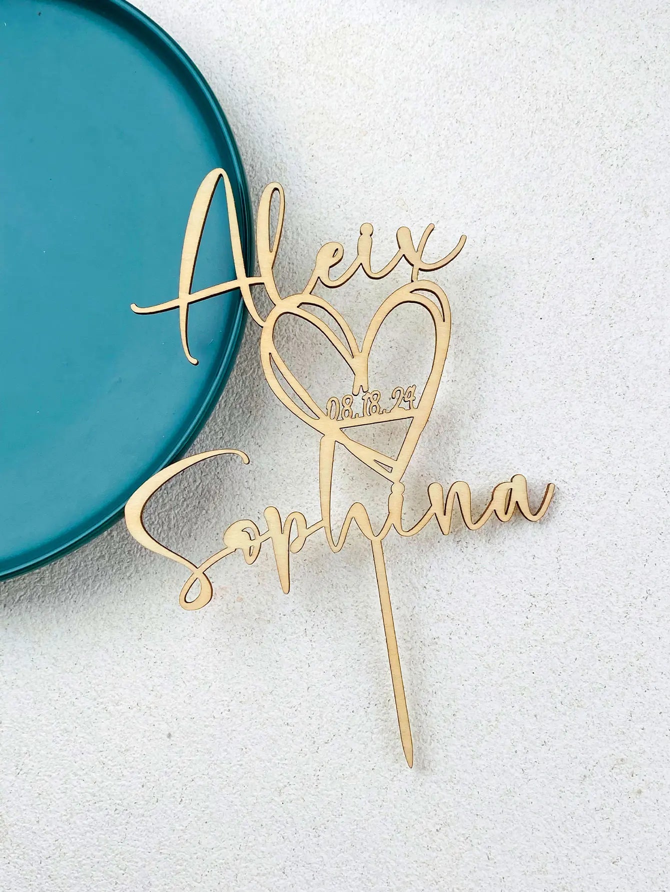 Personalized Wedding Cake Topper