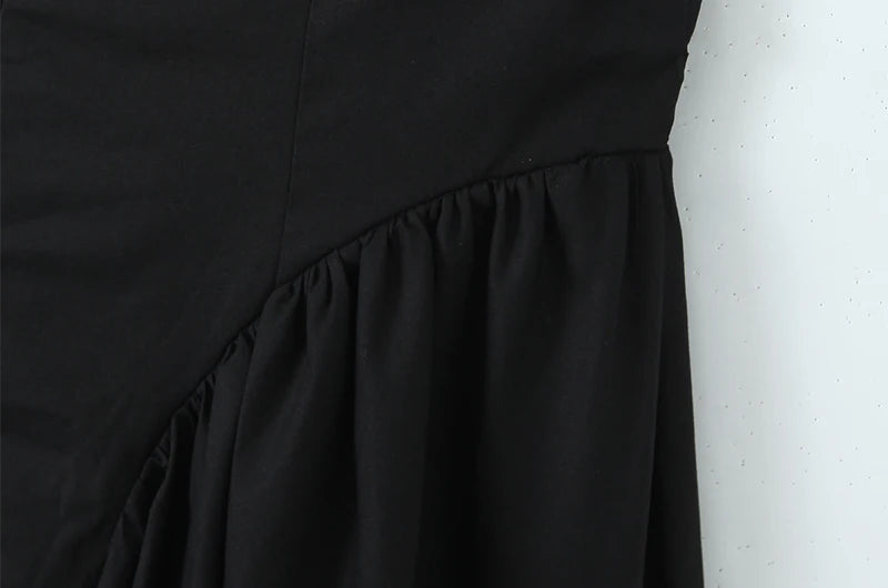 Vintage Halter Backless Midi Dress