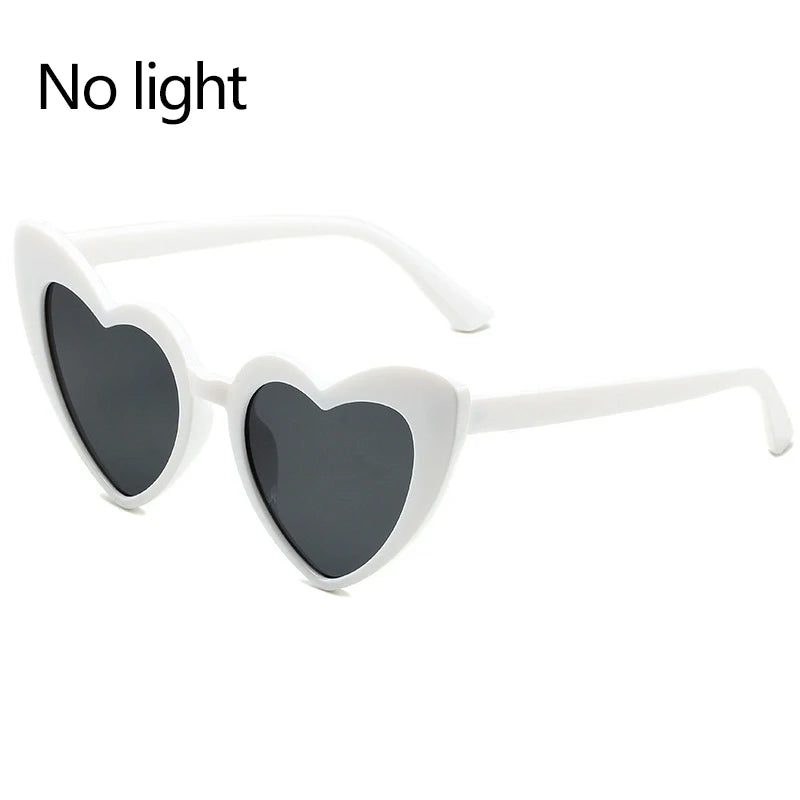 LED Just Married Glasses Wedding Bride To Be Surprise Gift Couple Glasses Souvenirs Glowing Heart Glasses Married Sunglasses