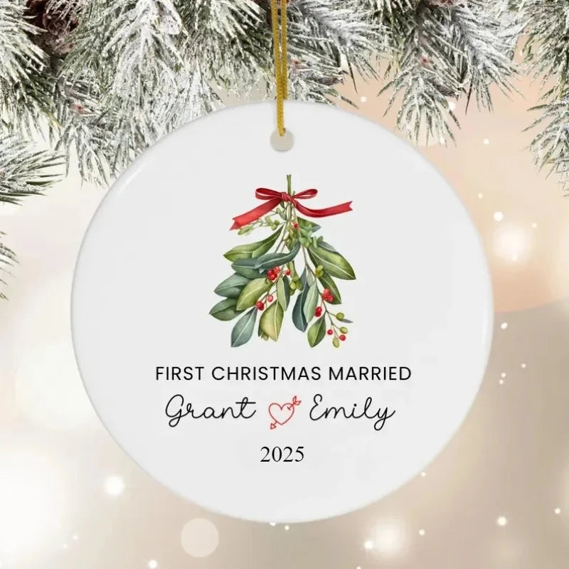 Personalized First Christmas Ornament
