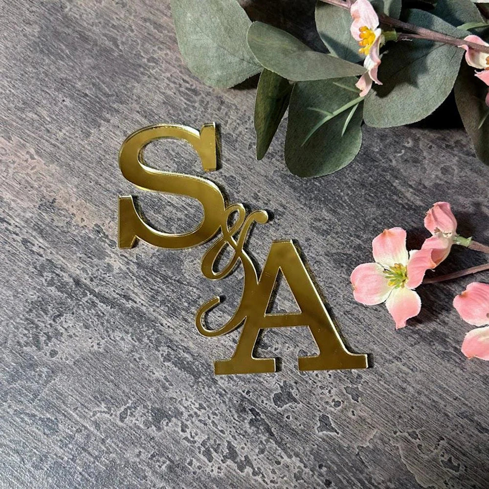 Personalized Acrylic Wedding Topper