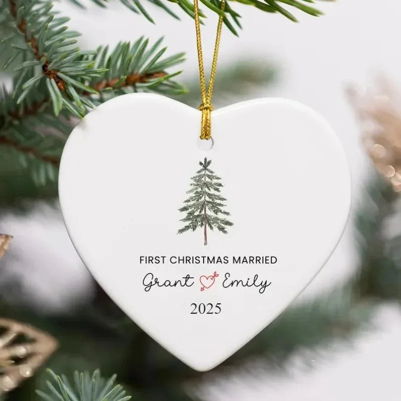 Personalized First Christmas Ornament