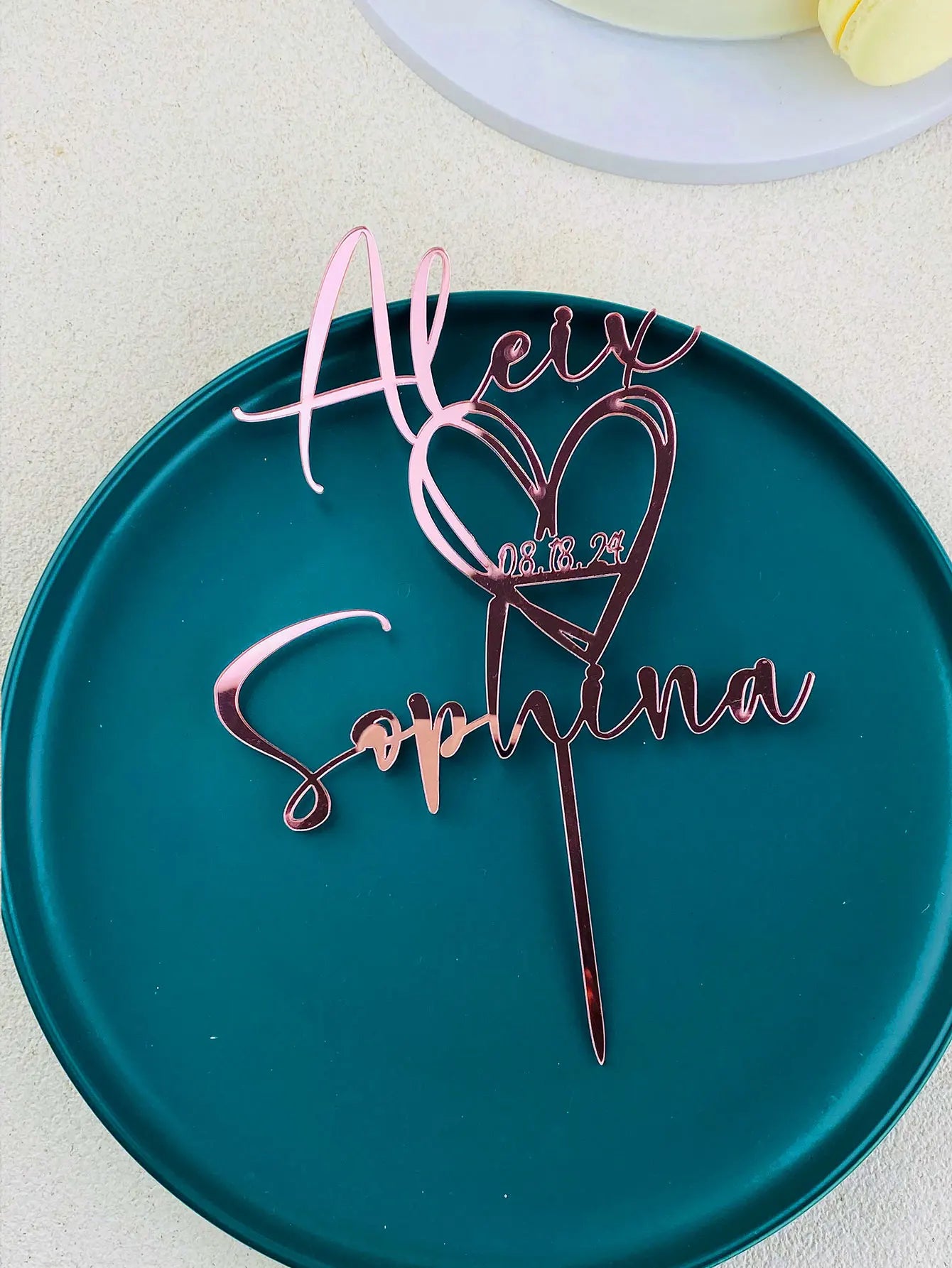 Personalized Wedding Cake Topper