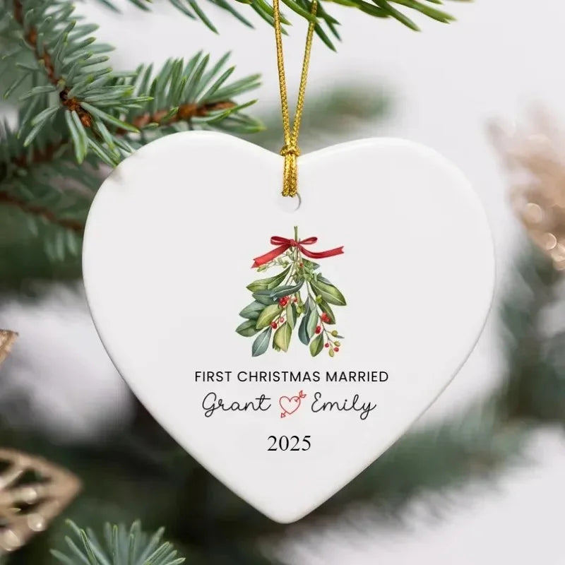 Personalized First Christmas Ornament