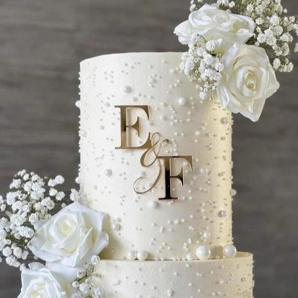 Personalized Acrylic Wedding Topper